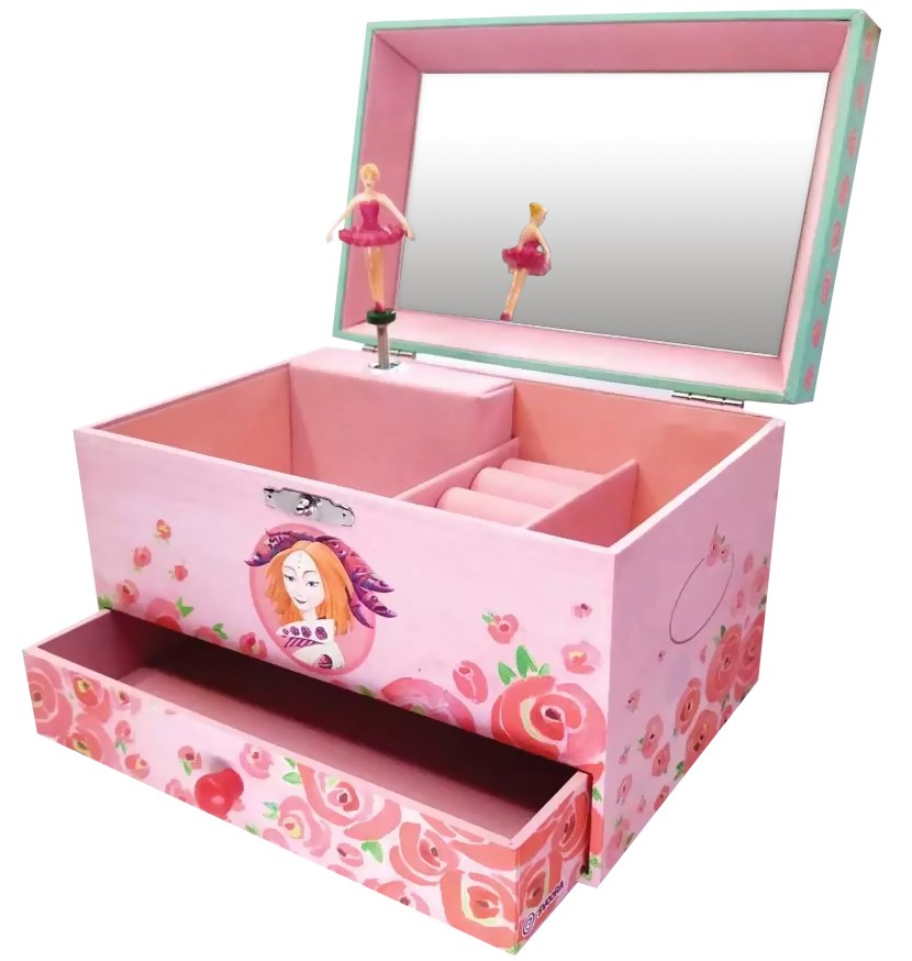 Музикална кутия за бижута Амфитеатър - Svoora Музикална кутия за бижута Амфитеатър - Svoora - детски аксесоар