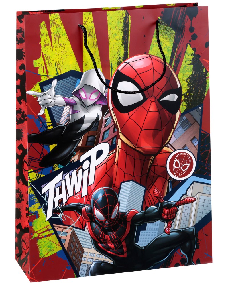 Подаръчна торбичка Спайдърмен - Unic Art Подаръчна торбичка Спайдърмен - Unic Art - С размери 33 / 45 / 12 cm на тема Спайдърмен - продукт