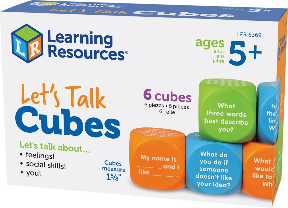 Довърши изречението - Learning Resources Довърши изречението - Learning Resources - 6 зарчета на английски език - образователен комплект