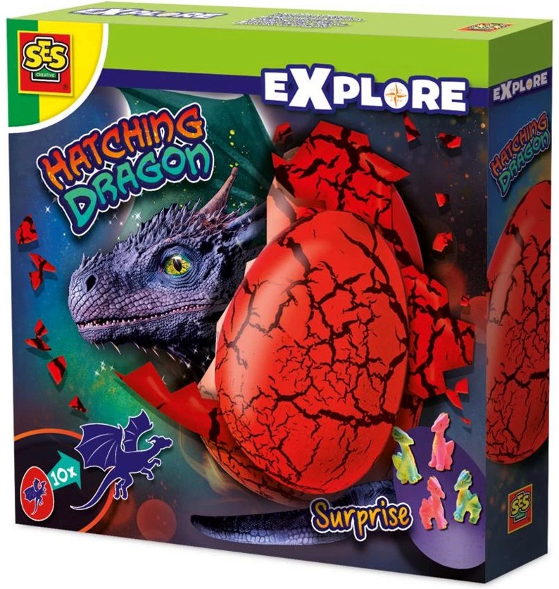 Дракон за излюпване - SES Creative Дракон за излюпване - SES Creative - От серията Откривател - образователен комплект