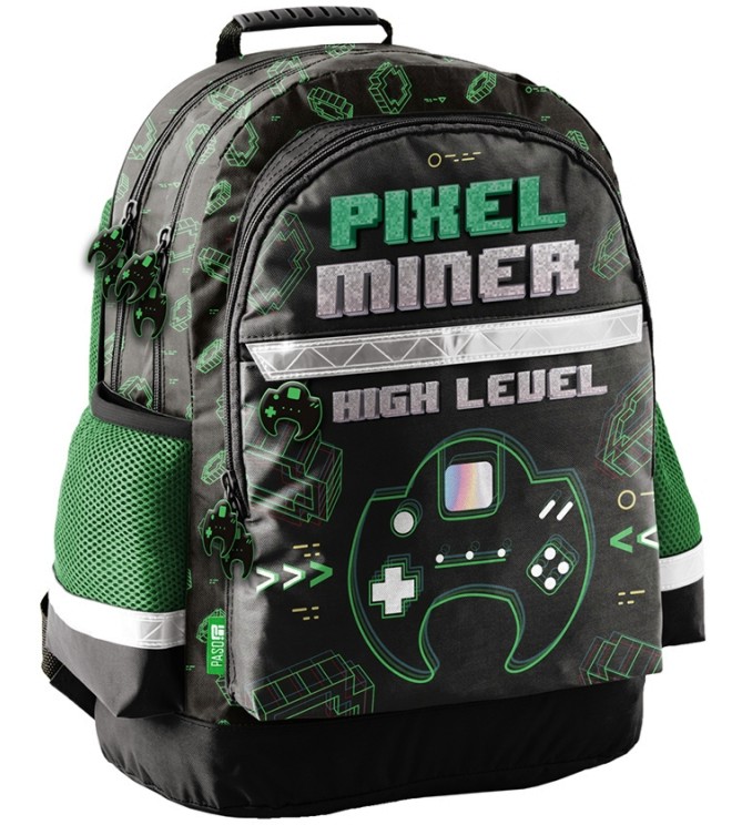 Ученическа раница - Paso Ученическа раница - Paso - От серията Pixel Miner - раница