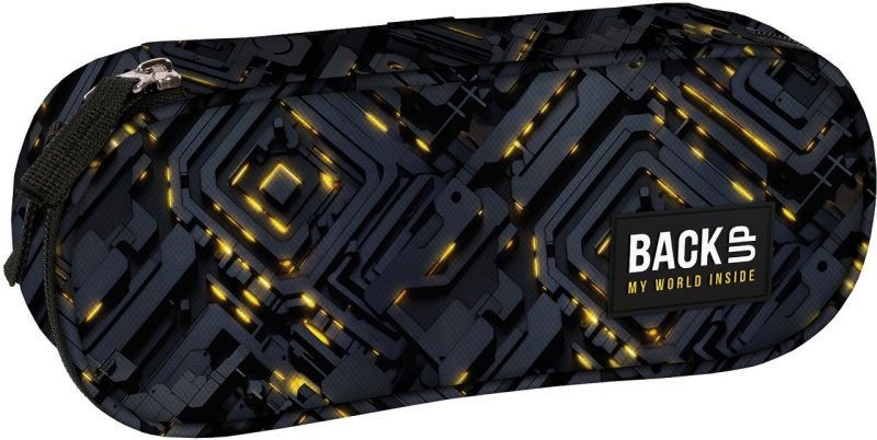 Овален ученически несесер BackUp A 65 Овален ученически несесер BackUp A 65 - С 1 отделение от серията Cyber Grid - несесер