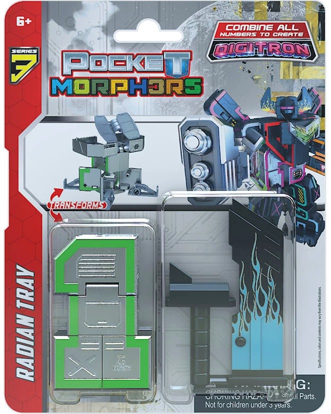 Джобен трансформър 1 Radian Tray Джобен трансформър 1 Radian Tray - От Pocket Morphers серия 3 - играчка