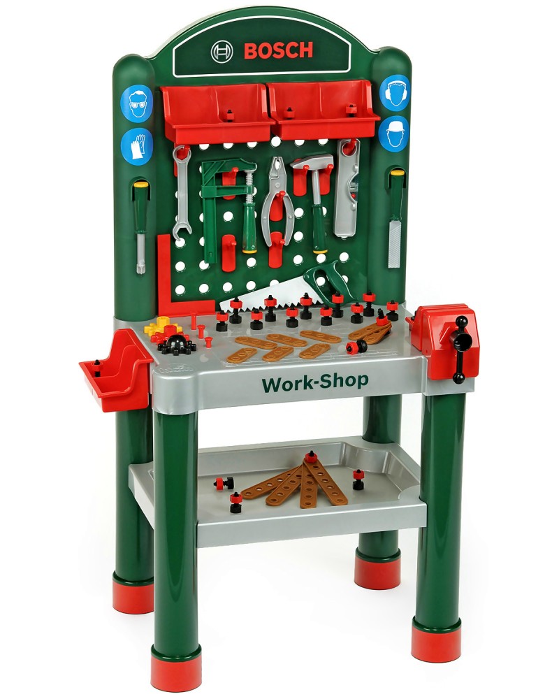 Детска работилница с инструменти Klein - От серията Bosch-mini - играчка