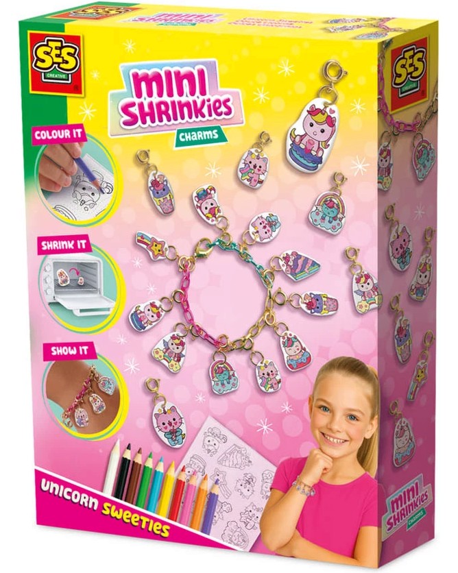 ������� �� ������ � ������������ Unicorn Sweeties - SES Creative - ��������� �������� �� ������� Mini Shrinkies - ��������� ��������