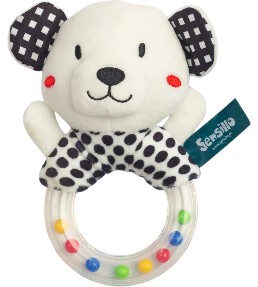 Дрънкалка Мече - Sensillo Bear Дрънкалка Мече - Sensillo Bear - От серията Black & White - играчка