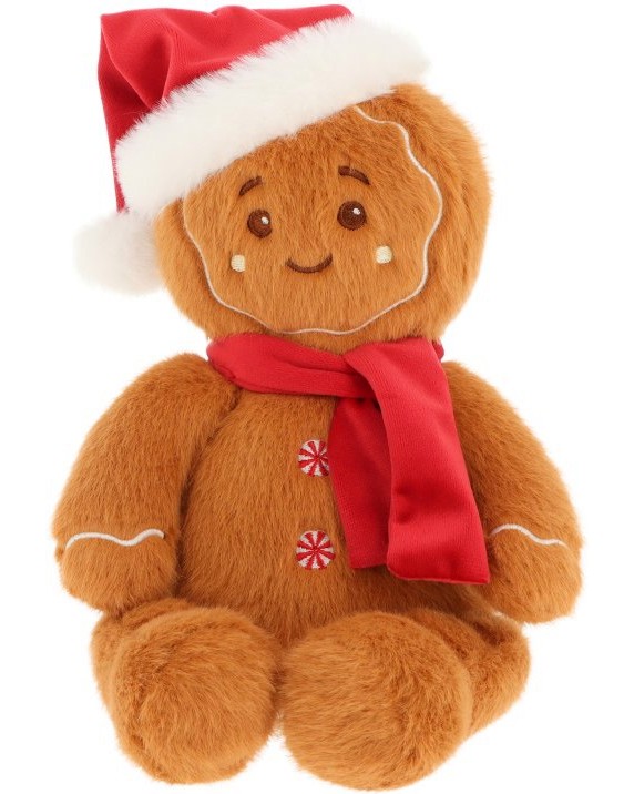 Плюшена коледна меденка - Keel Toys Плюшена коледна меденка - Keel Toys - С височина 20 cm, от серията Keeleco - играчка