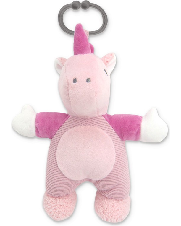 Мека играчка за закачване Еднорог - Lorelli Мека играчка за закачване Еднорог - Lorelli - С дрънкалка - играчка