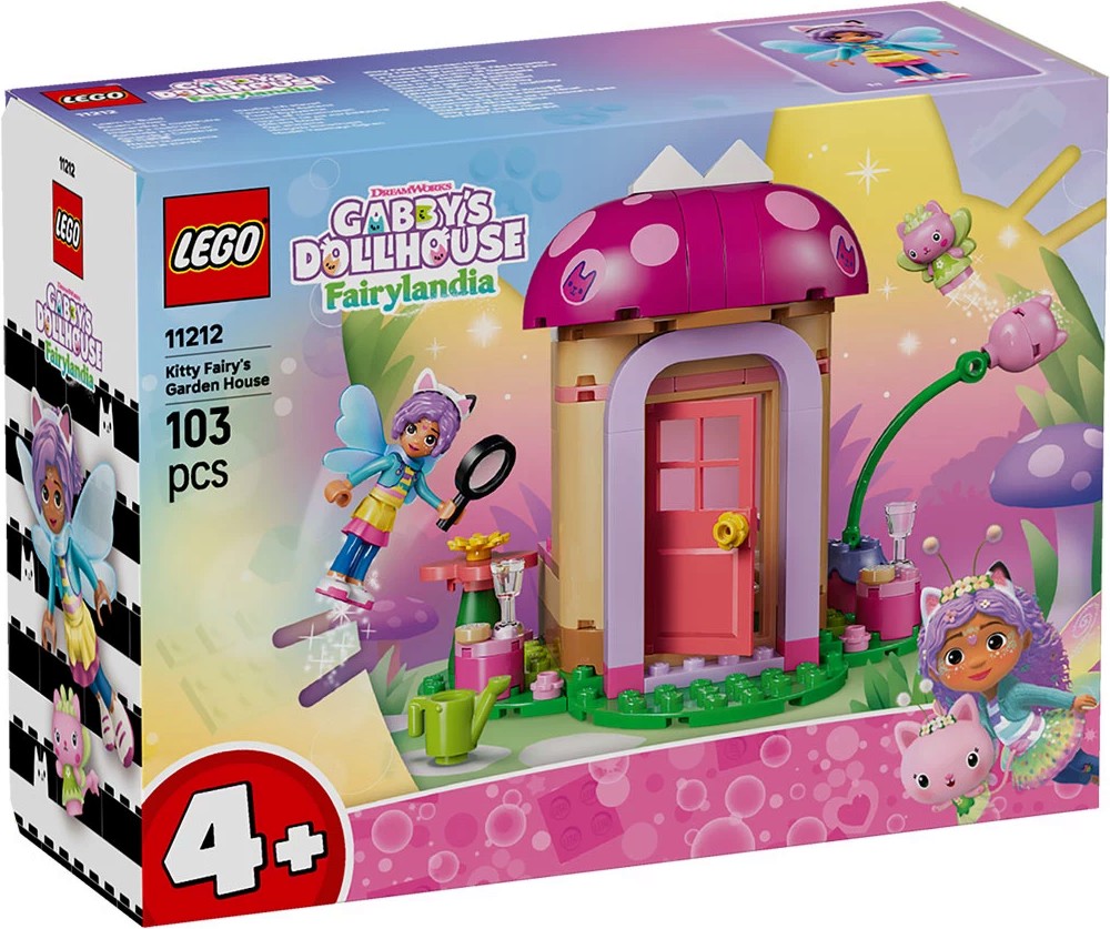 LEGO Gabby's Dollhouse - Градинската къща на котешката фея LEGO Gabby's Dollhouse - Градинската къща на котешката фея - Детски конструктор - играчка