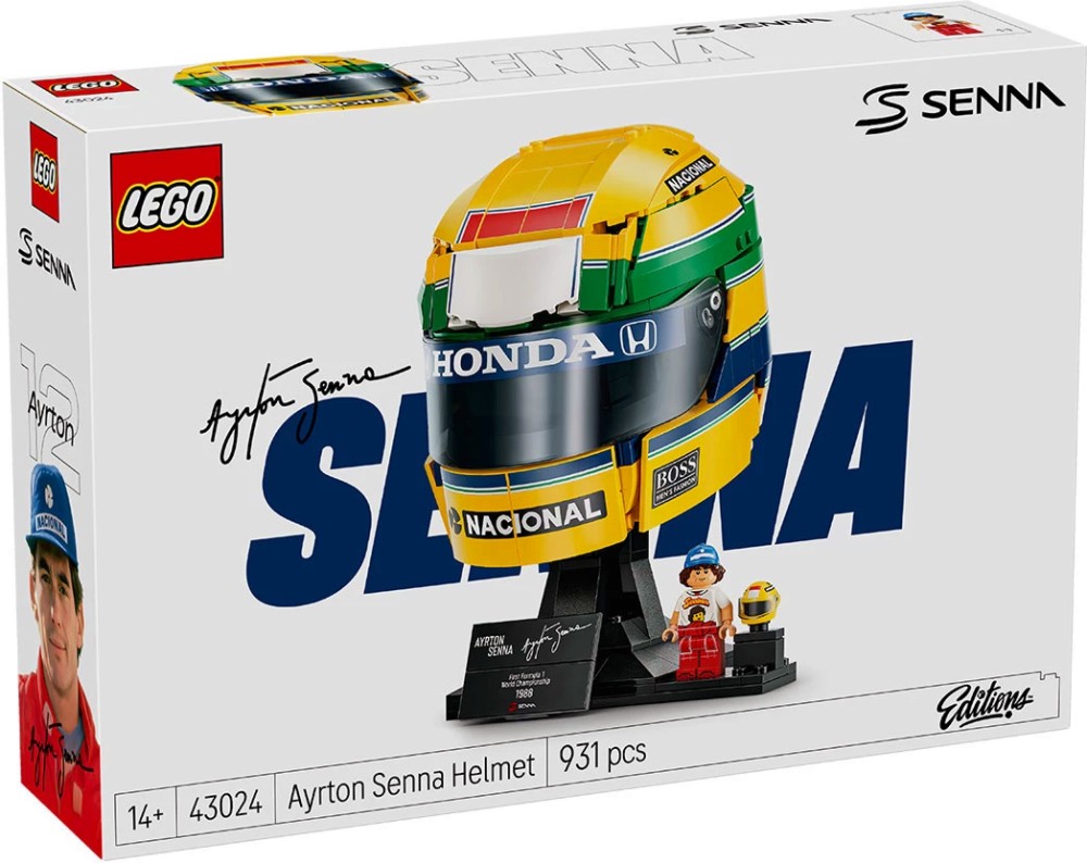 LEGO Editions - Каска на Айртон Сена LEGO Editions - Каска на Айртон Сена - Детски конструктор - играчка