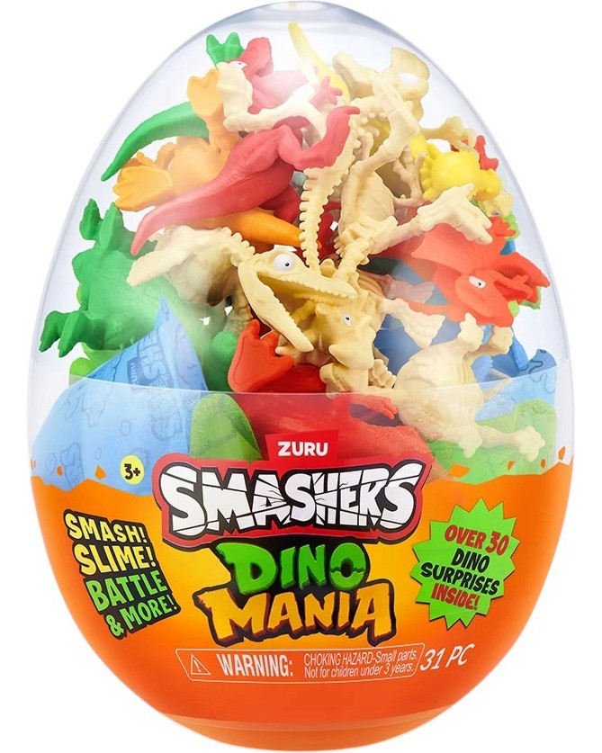 Фигурка изненада Динозавър - Zuru Фигурка изненада Динозавър - Zuru - От серията Dino Smashers - играчка
