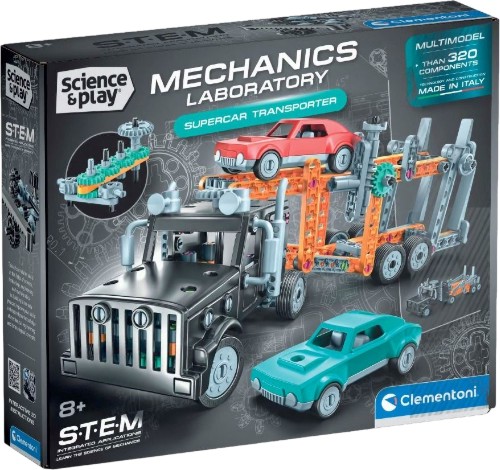 Конструктор Автовоз Mechanics Laboratory - Clementoni Конструктор Автовоз Mechanics Laboratory - Clementoni - От серията Science - играчка