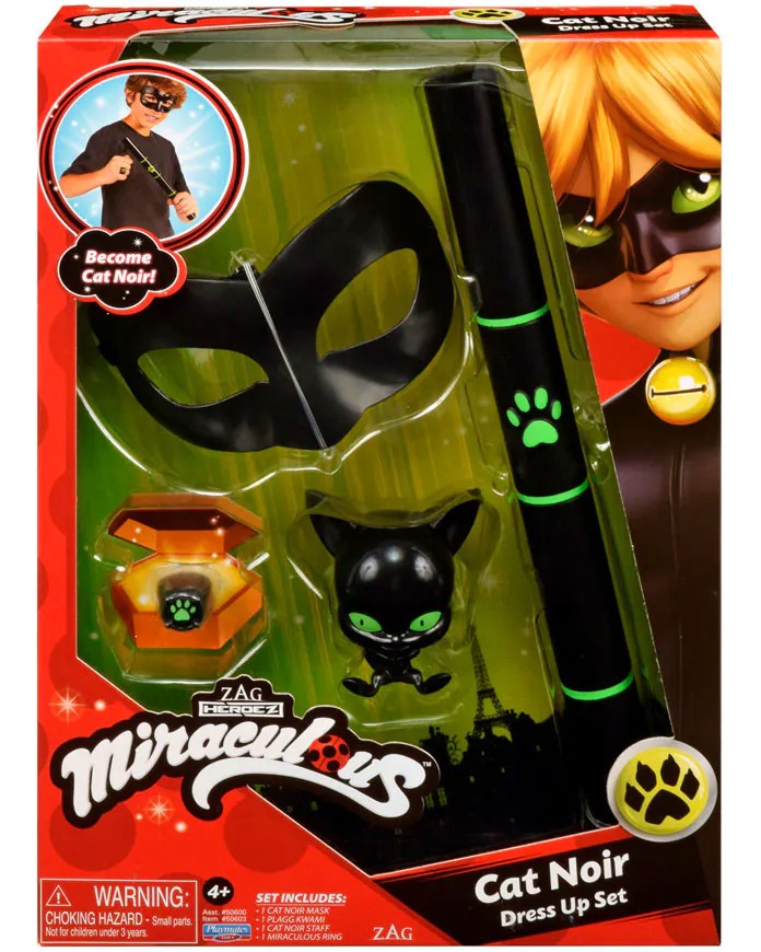 Маска с аксесоари Котарака - Playmates Маска с аксесоари Котарака - Playmates - На тема Мега-чудесата на Калинката и Черния котарак - играчка