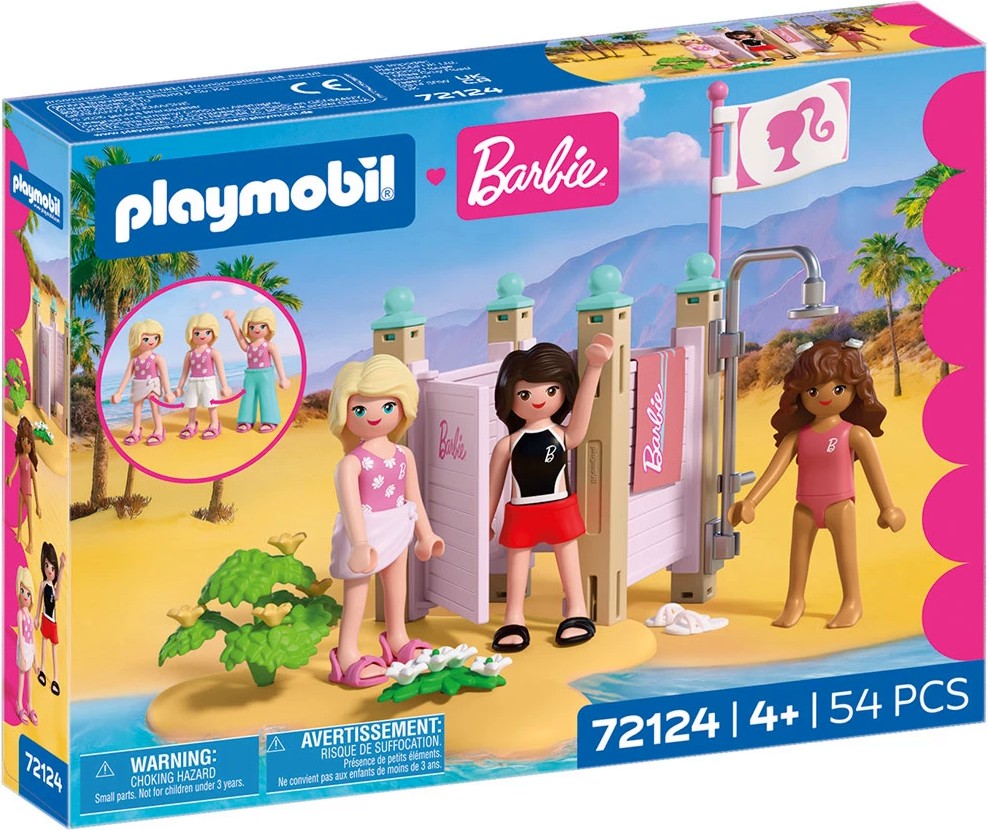 Playmobil Barbie - Плажни тоалети Playmobil Barbie - Плажни тоалети - играчка