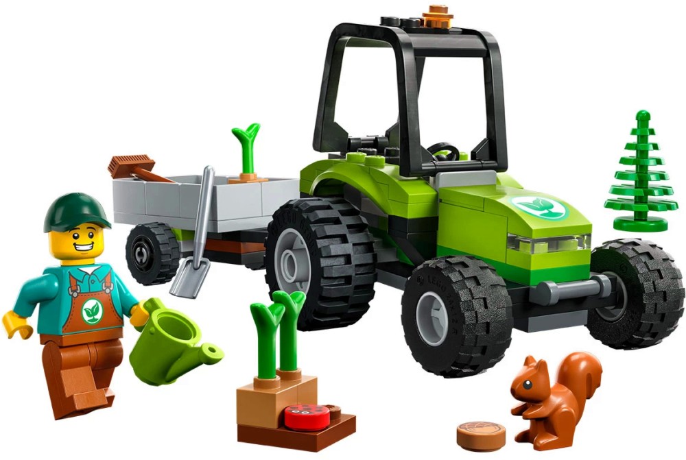 LEGO City - Трактор за озеленяване LEGO City - Трактор за озеленяване - Детски конструктор - играчка