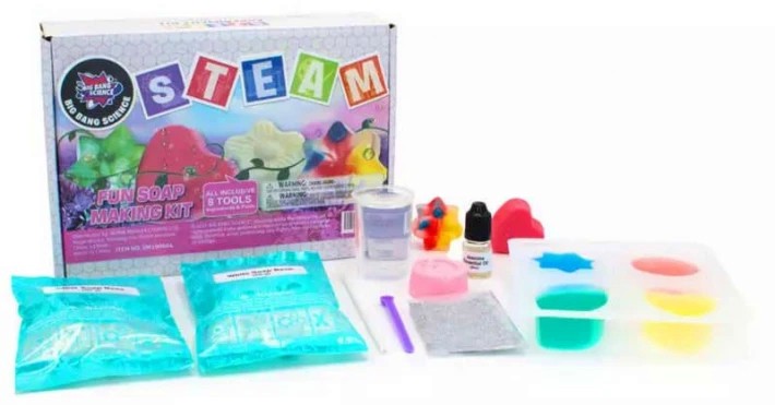 Цветни сапунчета - Big Bang Science Цветни сапунчета - Big Bang Science - Образователен комплект от серията STEAM - образователен комплект