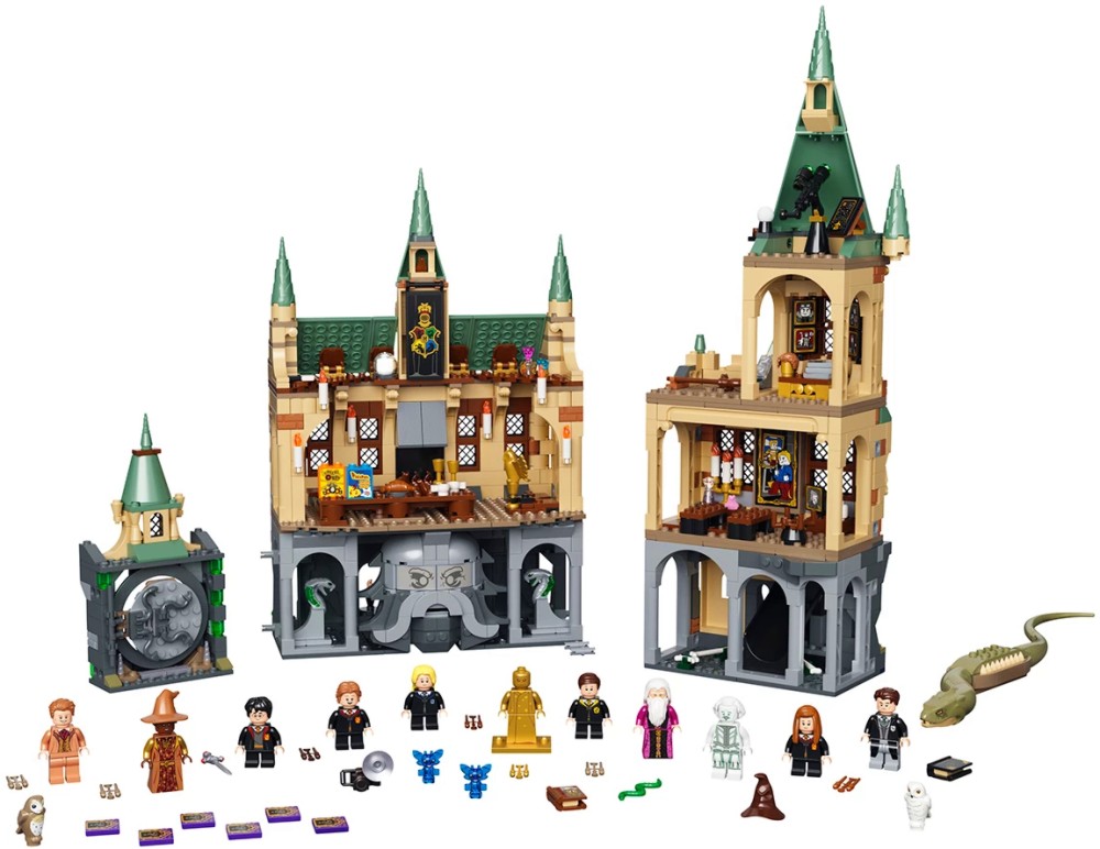 LEGO Хари Потър - Стаята на тайните в Хогуортс - Детски конструктор - играчка
