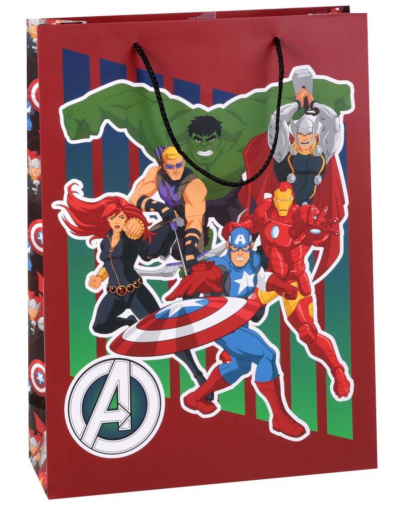 Подаръчна торбичка Отмъстителите - Unic Art Подаръчна торбичка Отмъстителите - Unic Art - С размери 33 / 45 / 12 cm на тема Отмъстителите - продукт
