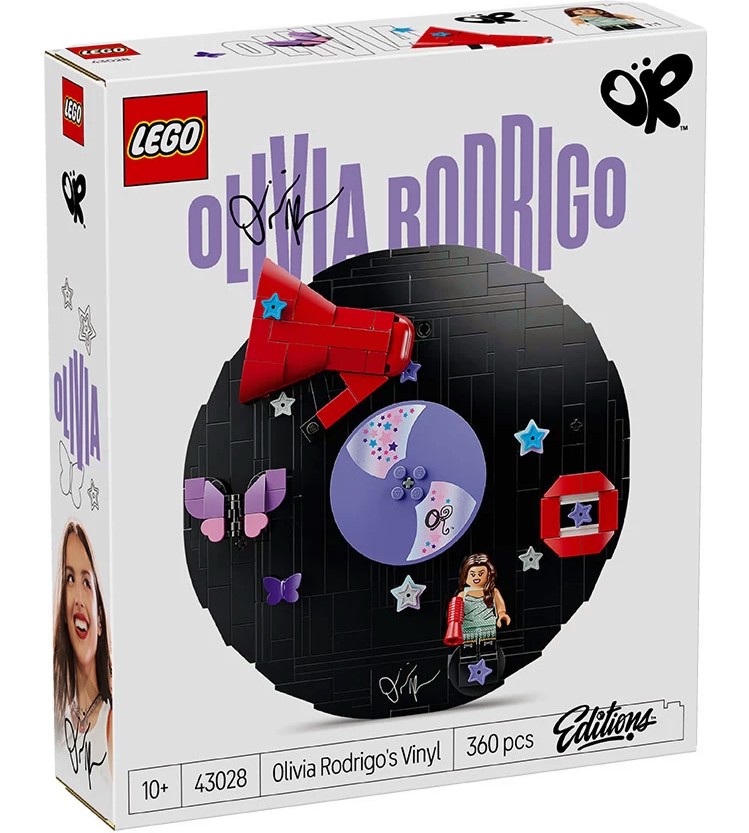LEGO Editions - Грамофонна плоча на Оливия Родриго LEGO Editions - Грамофонна плоча на Оливия Родриго - Детски конструктор - играчка
