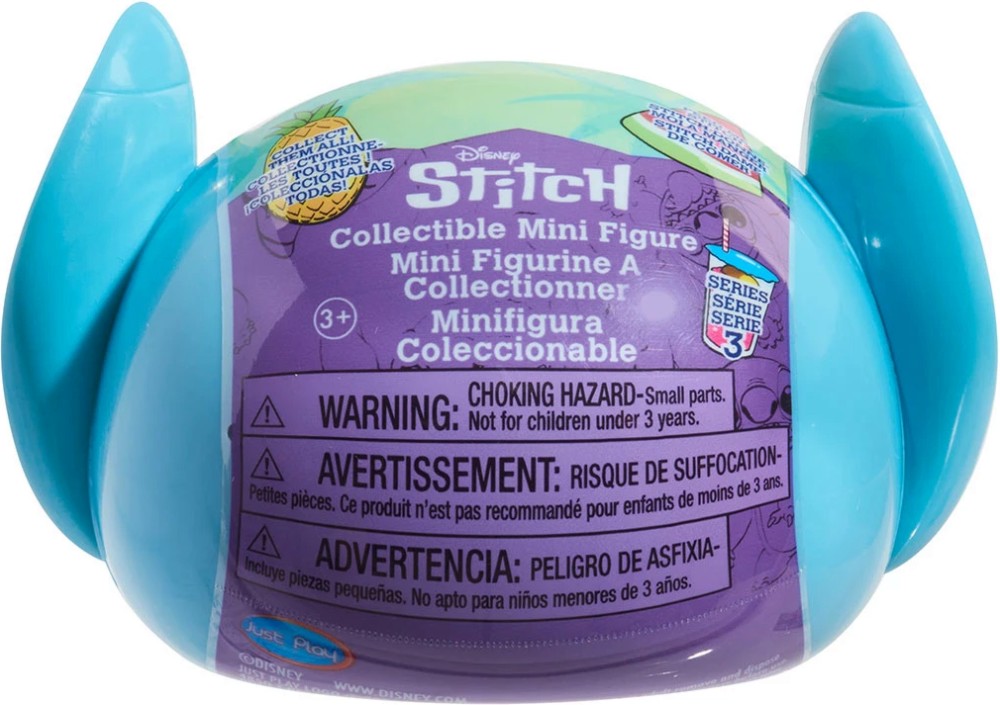 Мини фигурка изненада Стич - Just Play Мини фигурка изненада Стич - Just Play - На тема Лило и Стич - играчка