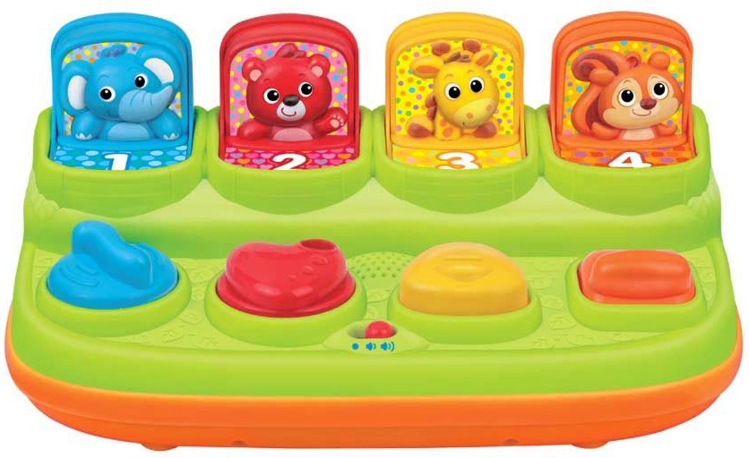 Интерактивна играчка Изскачащи животни - WinFun Интерактивна играчка Изскачащи животни - WinFun - Със звук - играчка