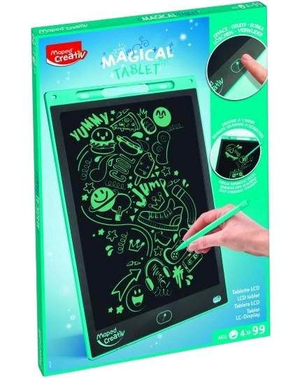 Детски таблет за рисуване Maped Maxi 12" Детски таблет за рисуване Maped Maxi 12" - От серията Creativ - играчка