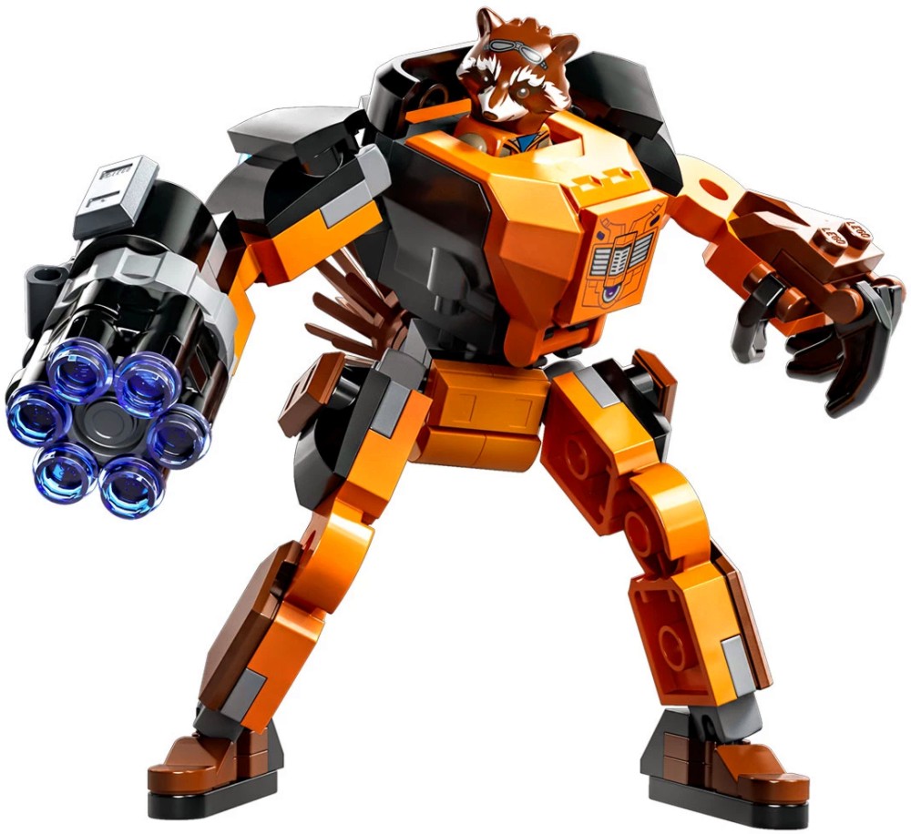 LEGO Super Heroes Marvel - Роботската броня на Рокет - Детски конструктор - играчка