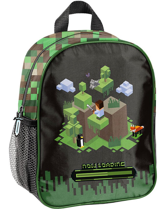 Раница за детска градина Pixel blocks Paso Раница за детска градина Pixel blocks Paso - На тема Minecraft - раница