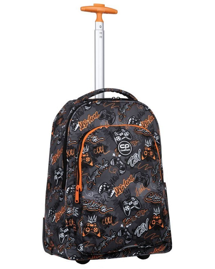 Ученическа раница с колелца Alan - Cool Pack Ученическа раница с колелца Alan - Cool Pack - От серията Game Zone - раница