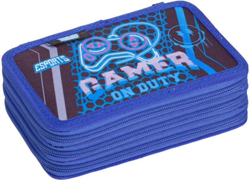 Ученически несесер Lizzy Card Ученически несесер Lizzy Card - С 3 отделения от серията Gamer on Duty - несесер