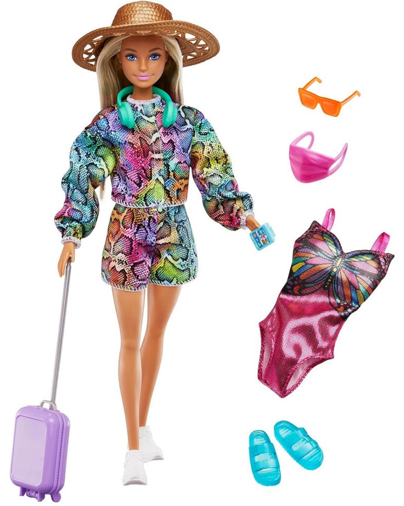 Кукла Барби на път - Mattel Кукла Барби на път - Mattel - На тема Barbie - кукла