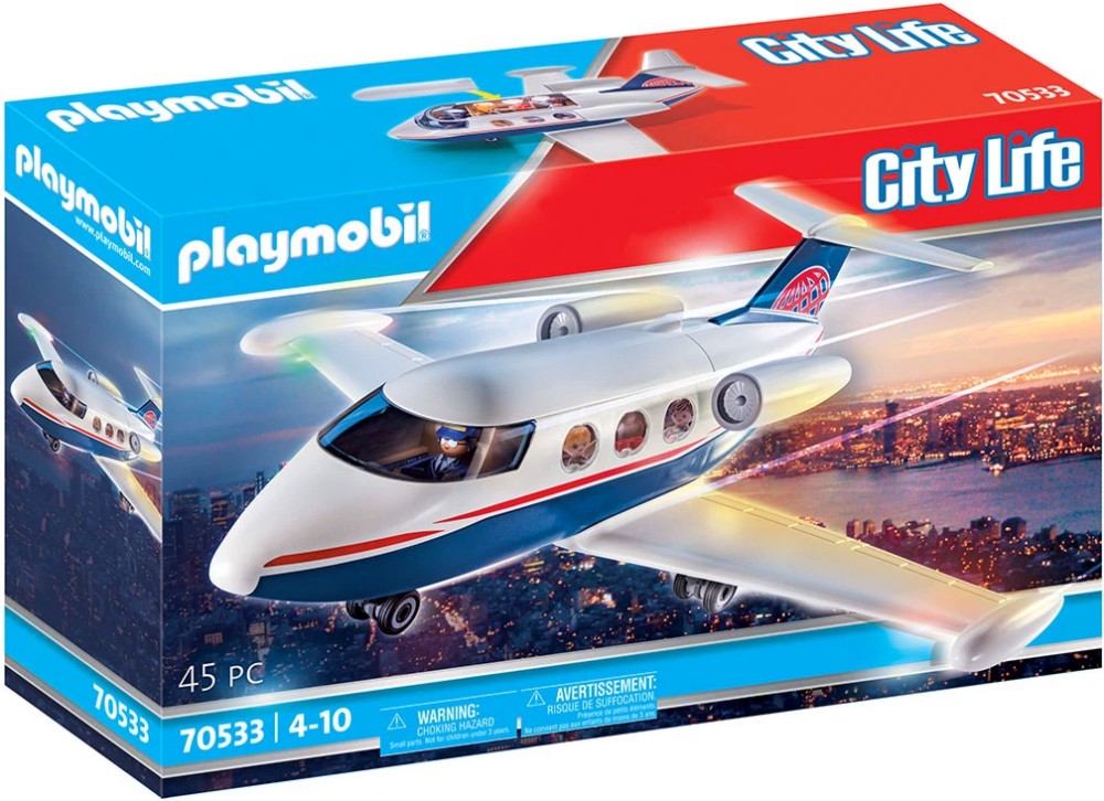 Playmobil City Life - Частен самолет Playmobil City Life - Частен самолет - играчка