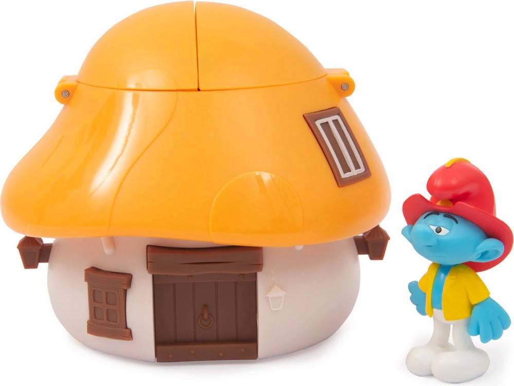 Къщичка с фигурка на Smokey Smurf - Giochi Preziosi Къщичка с фигурка на Smokey Smurf - Giochi Preziosi - На тема Смърфовете - играчка