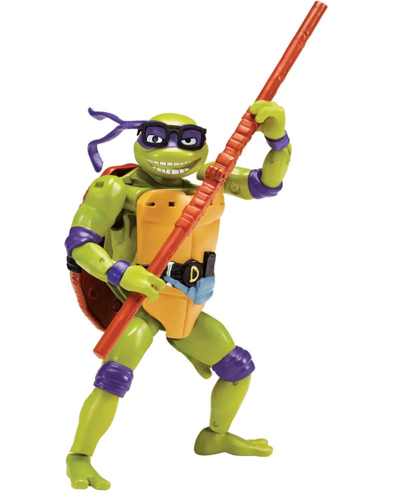 Трансформираща се фигурка Донатело - Playmates Трансформираща се фигурка Донатело - Playmates - От серията Костенурките нинджа - Mutant Mayhem - фигура