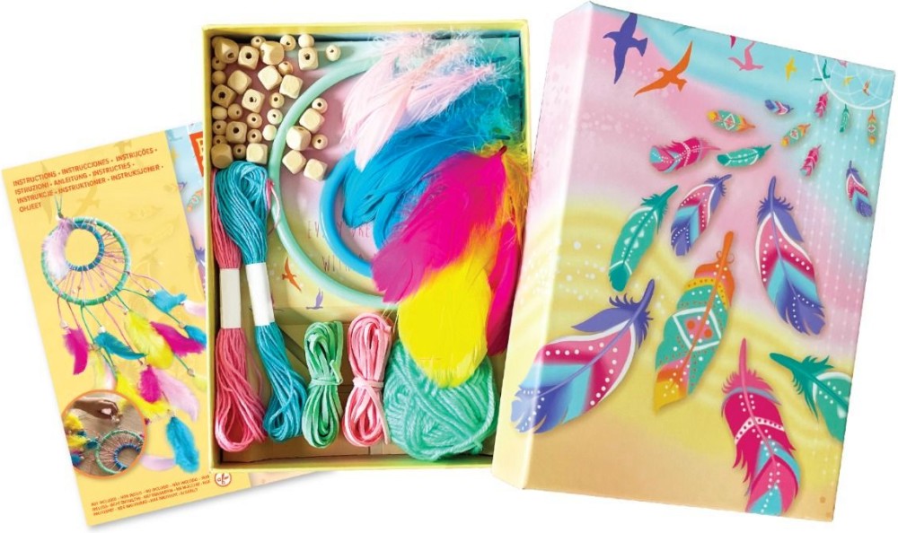 Направи сам Капан за сънища - Box Candiy Направи сам Капан за сънища - Box Candiy - Творчески комплект - творчески комплект