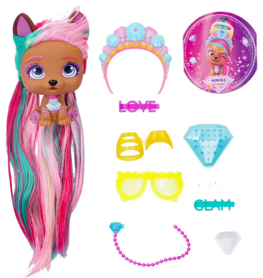 Модно кученце за прически Аутора - IMC Toys Модно кученце за прически Аутора - IMC Toys - От серията Vip Pets - играчка