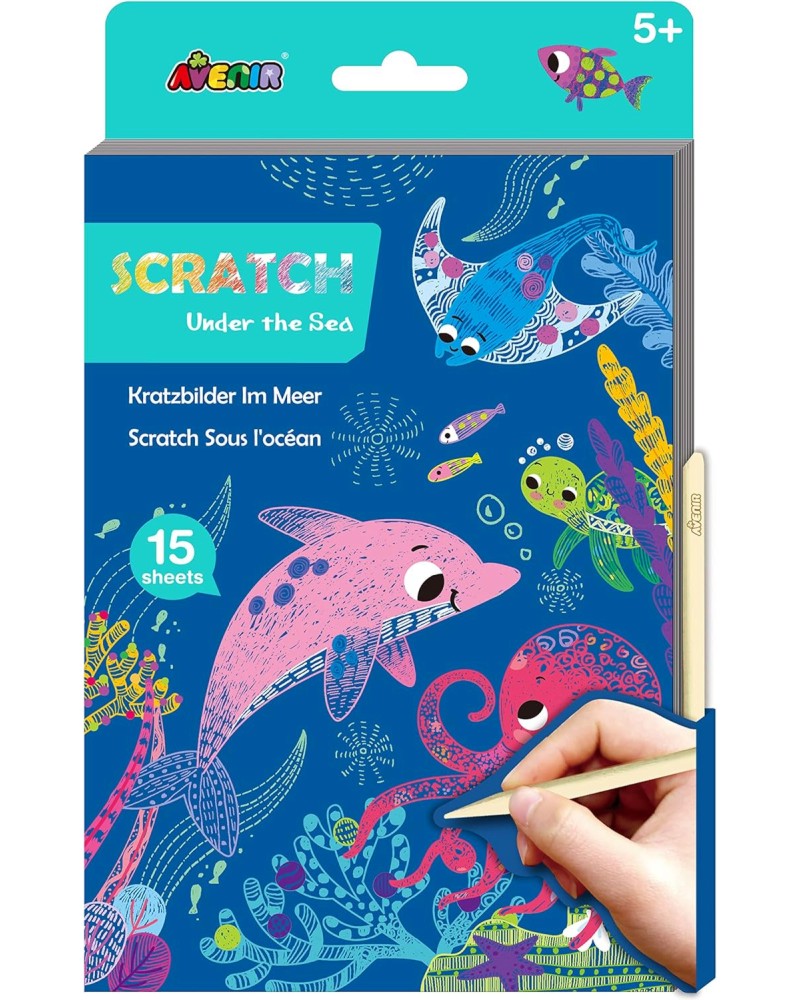 Скреч картини Море - Avenir Скреч картини Море - Avenir - Творчески комплект - творчески комплект