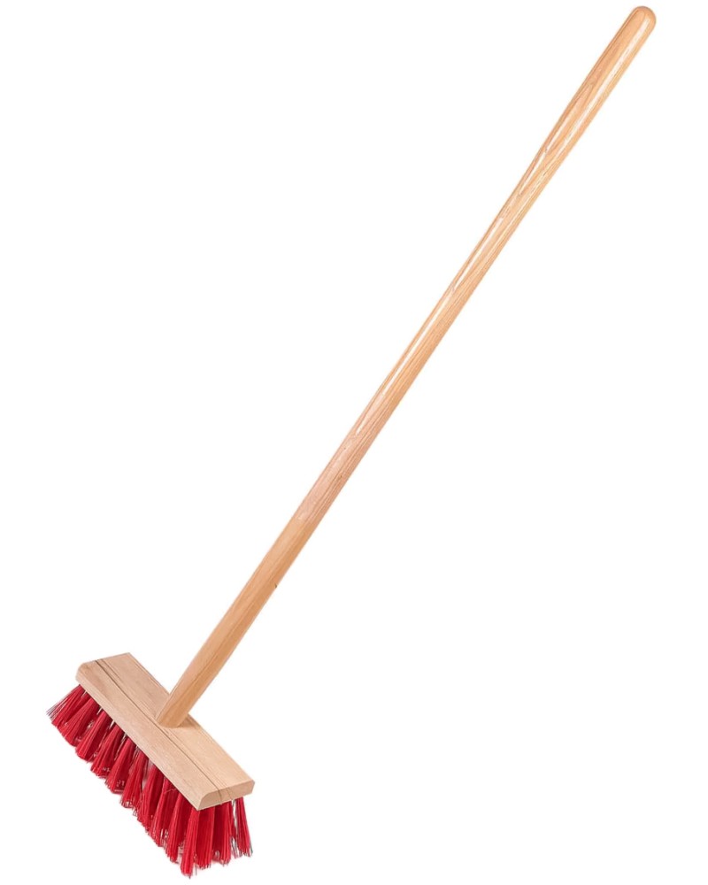 Детска дървена метла - Goki Детска дървена метла - Goki - С височина 65 cm - играчка