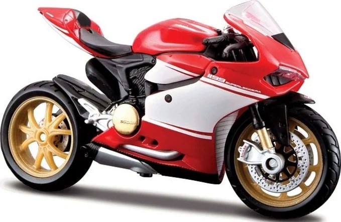 Метален мотор Ducati 1199 Superleggera - Maisto Tech Метален мотор Ducati 1199 Superleggera - Maisto Tech - С мащаб 1:18, от серията 2 Wheelers - играчка