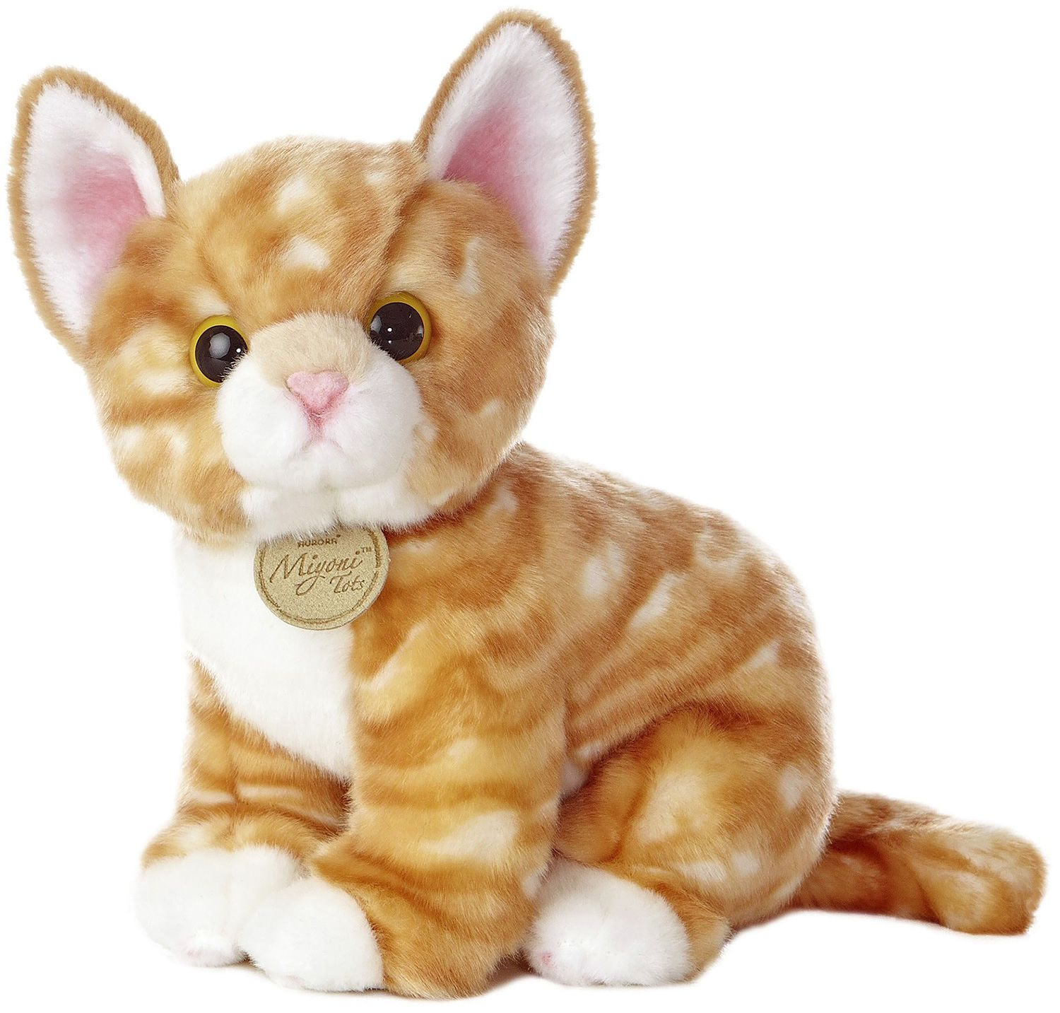 Купить игрушку кошечка. Игрушка мягкая Aurora кошка оранжевый табби. Игрушки Aurora Miyoni кошки. Miyoni by Aurora кошка. Игрушка мягкая Aurora кошка оранж.