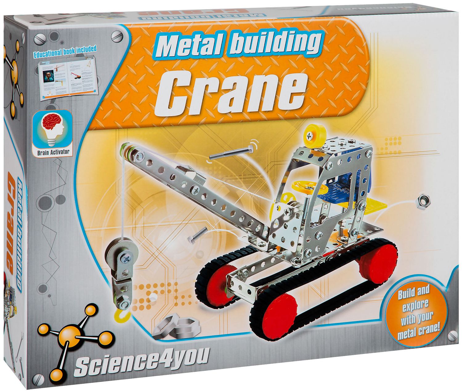 Кран - Метален конструктор - играчка - store.bg