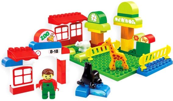 Зоопарк - Детски конструктор - играчка - store.bg