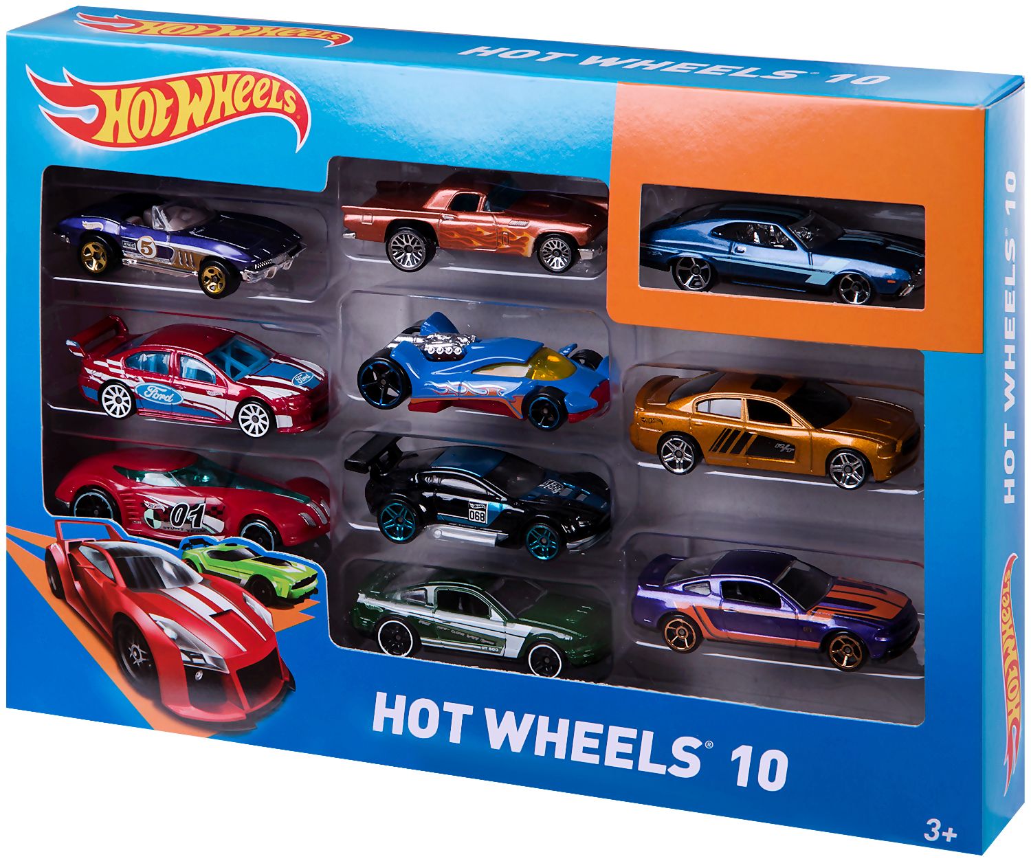 Комплет 10 метални колички Hot Wheels store.bg