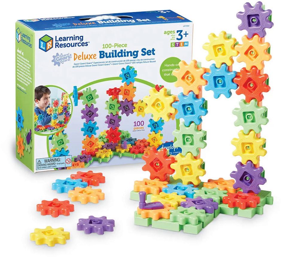 Конструктор зъбни колела 100 части Learning Resources store.bg
