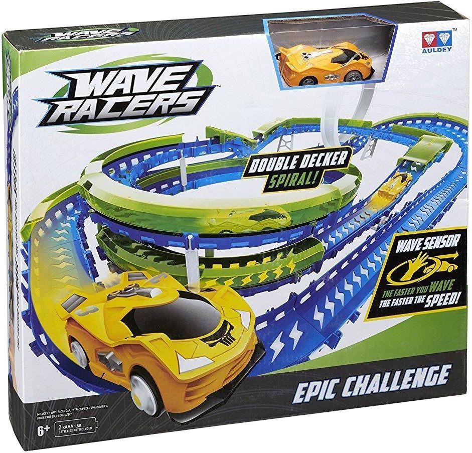 Wave Racers - Писта и състезателна кола със сензор за движение - store.bg