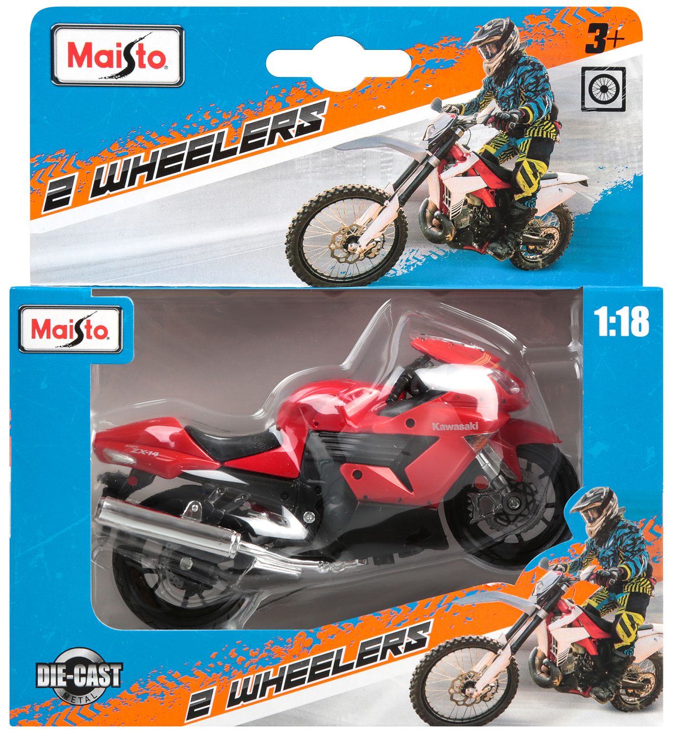 Серия умалени модели на мотори статуя 1/12 Kawasaki Ninja ZX-25R лайм  зелено × абанос