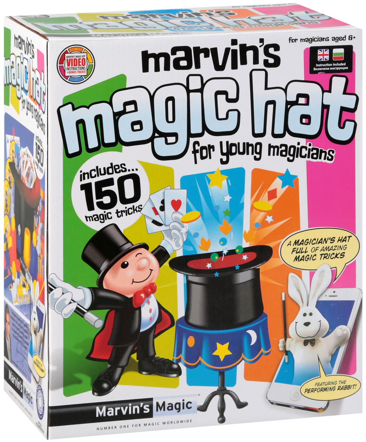 150 фокуса за деца с шапка Marvin's Magic store.bg