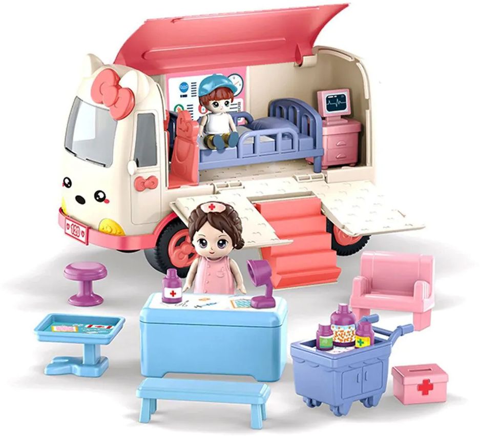 Детска линейка с фигурки и аксесоари Ocie - store.bg