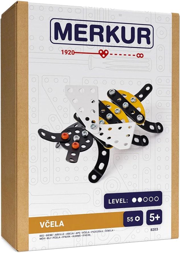 Метален конструктор пчела 55 части Merkur - store.bg