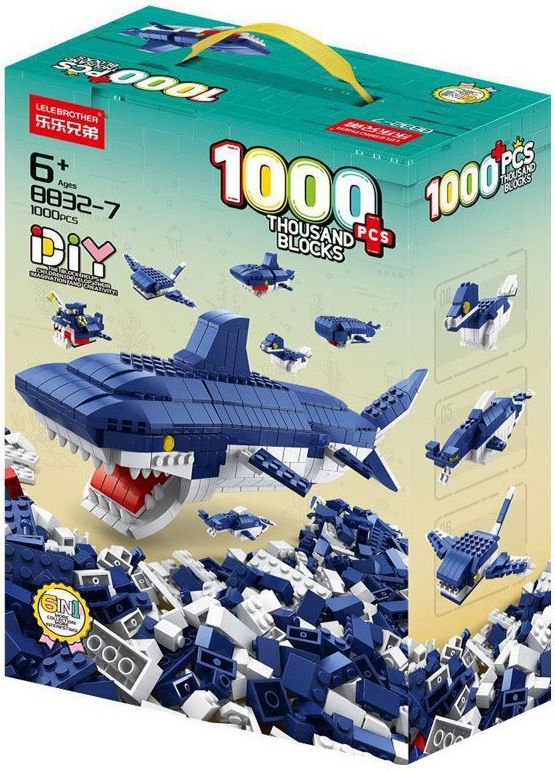 Конструктор акула от 1000 части 6 в 1 - store.bg